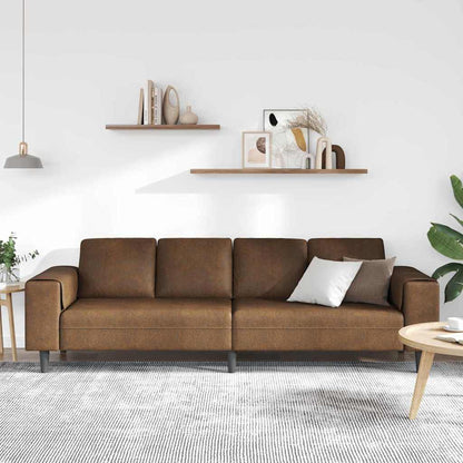 Woonkamer Bank 250 X 77 X 76 Cm Bruin
