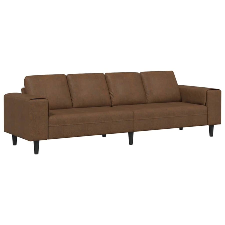 Woonkamer Bank 250 X 77 X 76 Cm Bruin