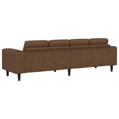 Woonkamer Bank 250 X 77 X 76 Cm Bruin