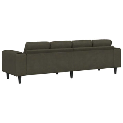 Woonkamer Bank Legergroen 250 x 77 x 76 cm