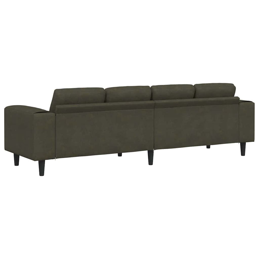 Woonkamer Bank Legergroen 250 x 77 x 76 cm