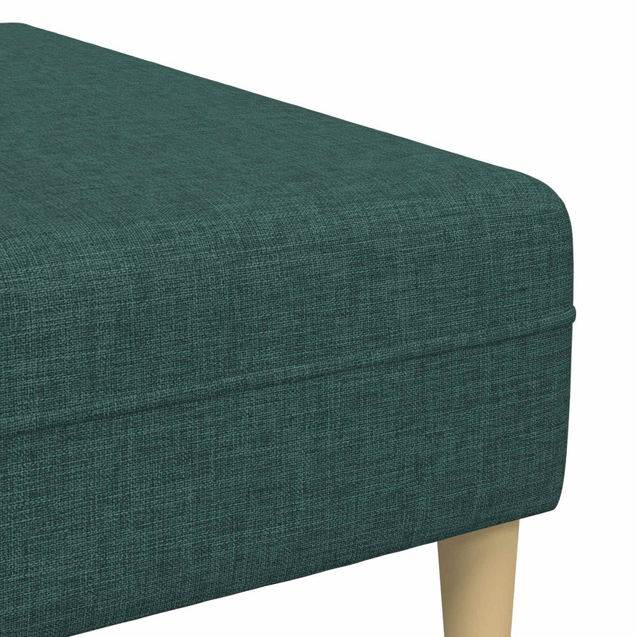 Woonkamer Bank 3 pcs Donkergroen Polyester