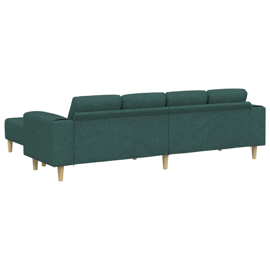 Woonkamer Bank 3 pcs Donkergroen Polyester