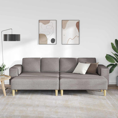 Woonkamer Bank 3 Pcs Polyester Taupe