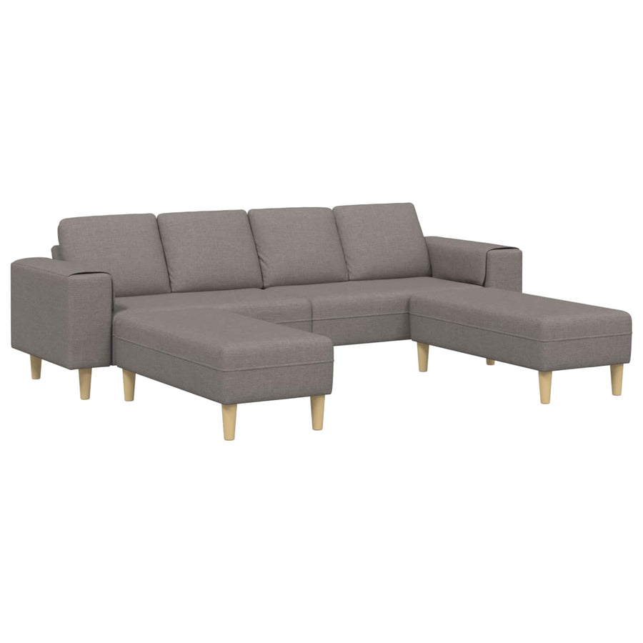 Woonkamer Bank 3 Pcs Polyester Taupe
