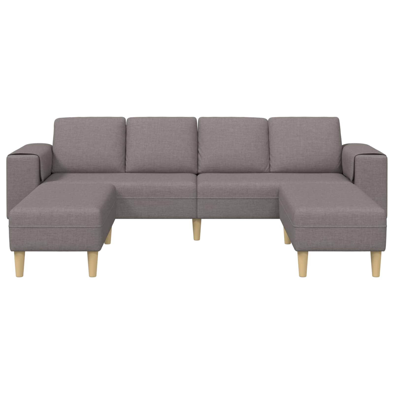 Woonkamer Bank 3 Pcs Polyester Taupe
