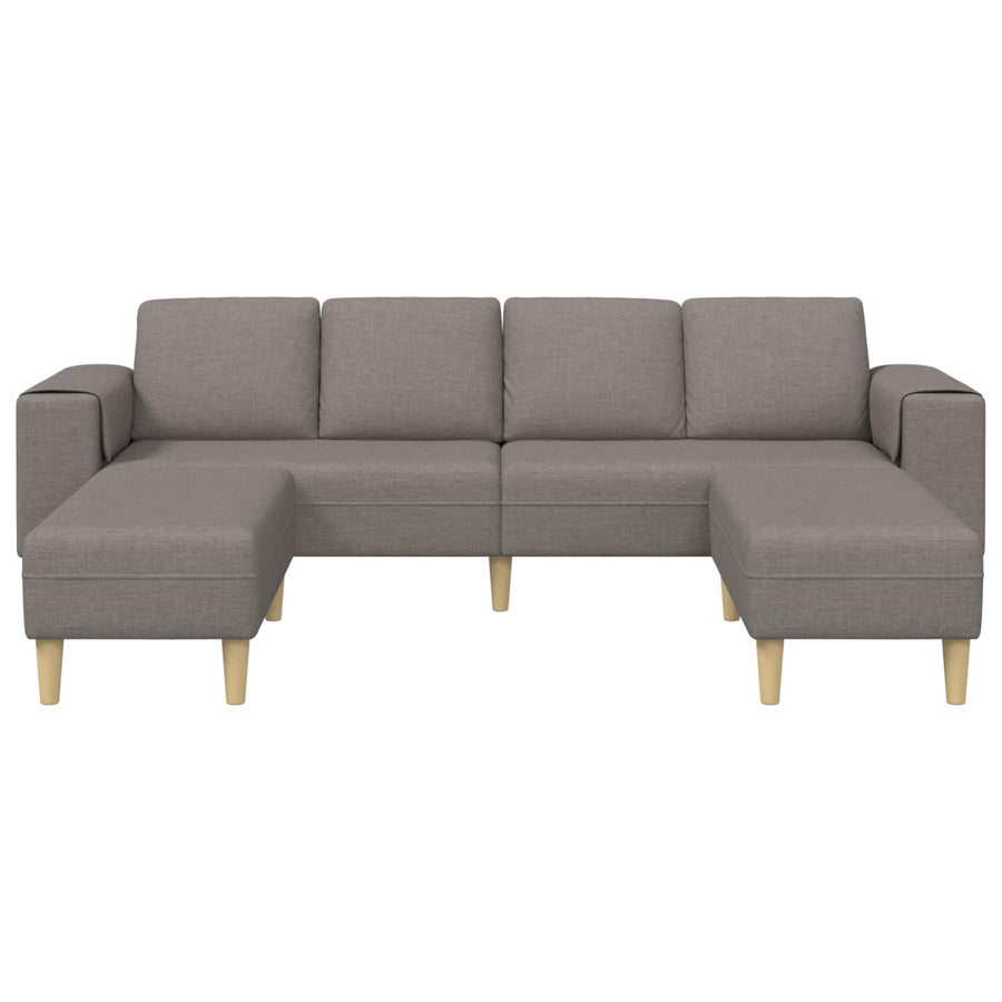 Woonkamer Bank 3 Pcs Polyester Taupe