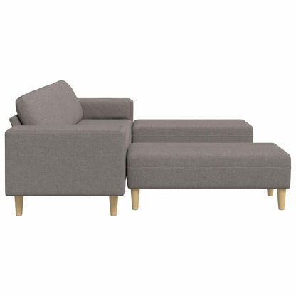 Woonkamer Bank 3 Pcs Polyester Taupe