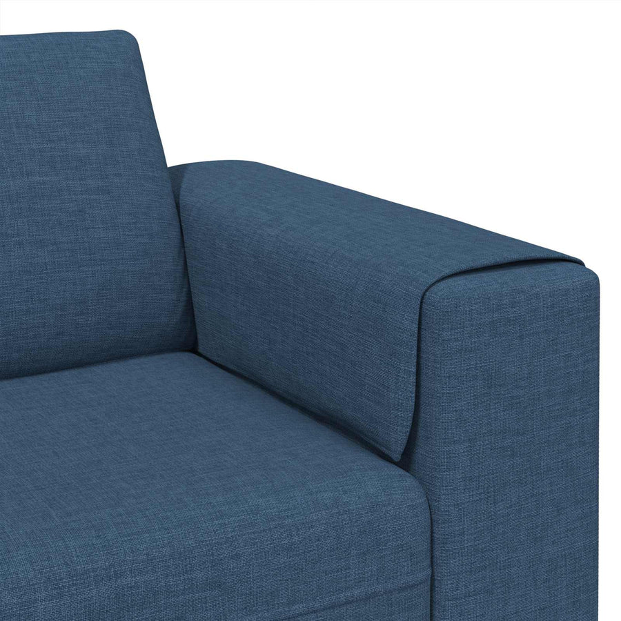 Woonkamer Bank 3 Pcs Polyester Blauw