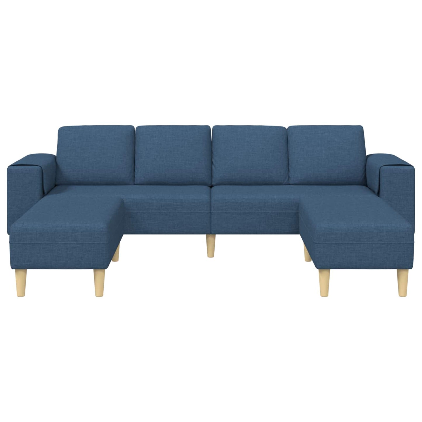Woonkamer Bank 3 Pcs Polyester Blauw