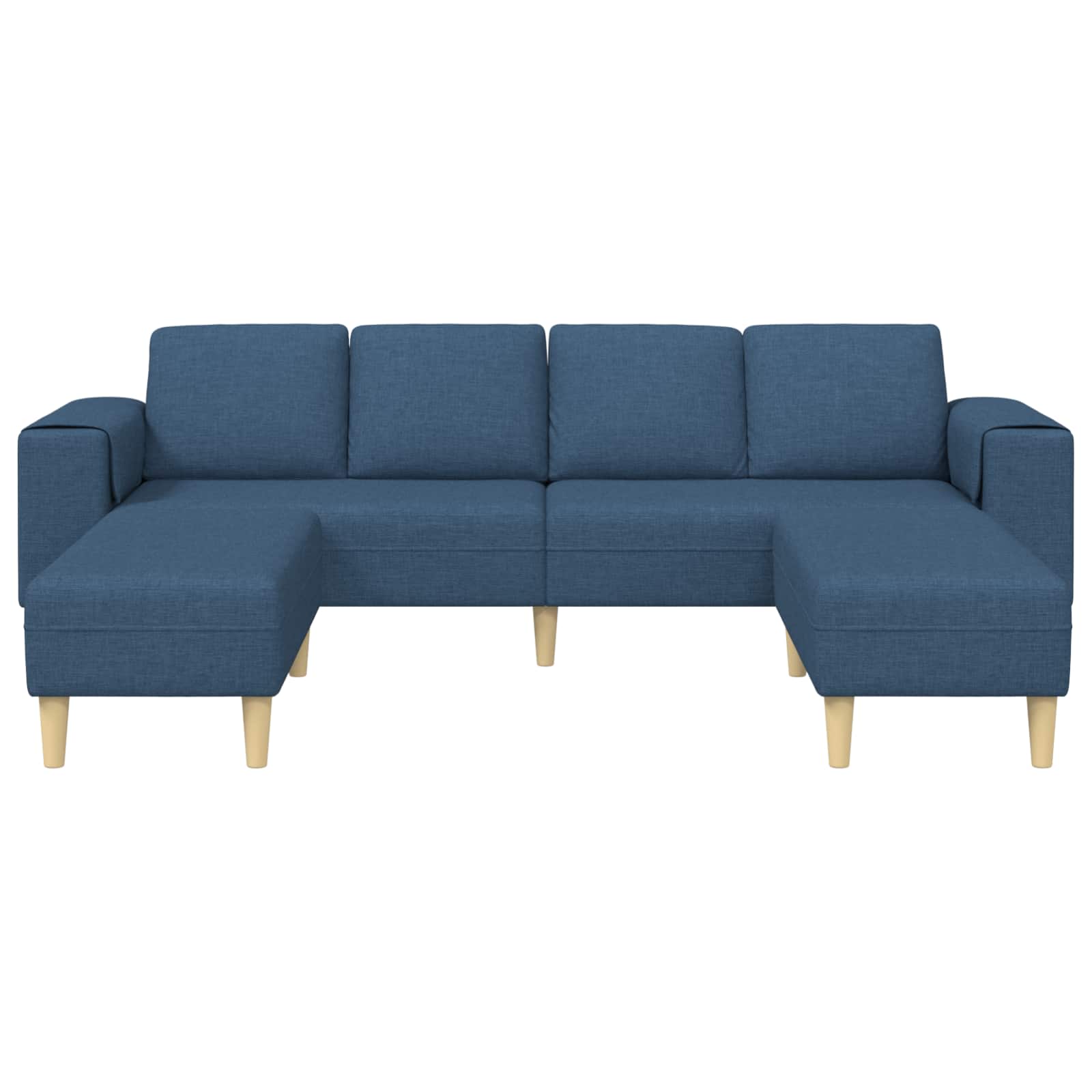 Woonkamer Bank 3 Pcs Polyester Blauw