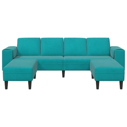 Woonkamer Bank 3 Pcs Turquoise