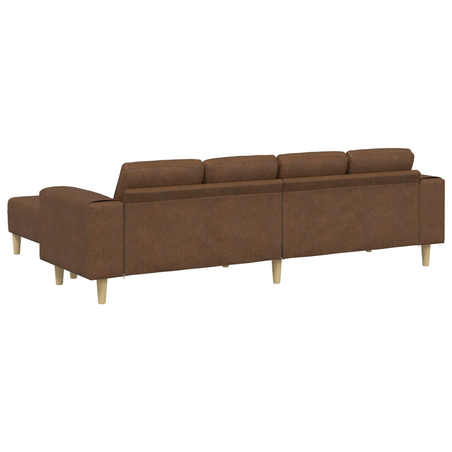 Woonkamer Bank 3 Pcs Bruin