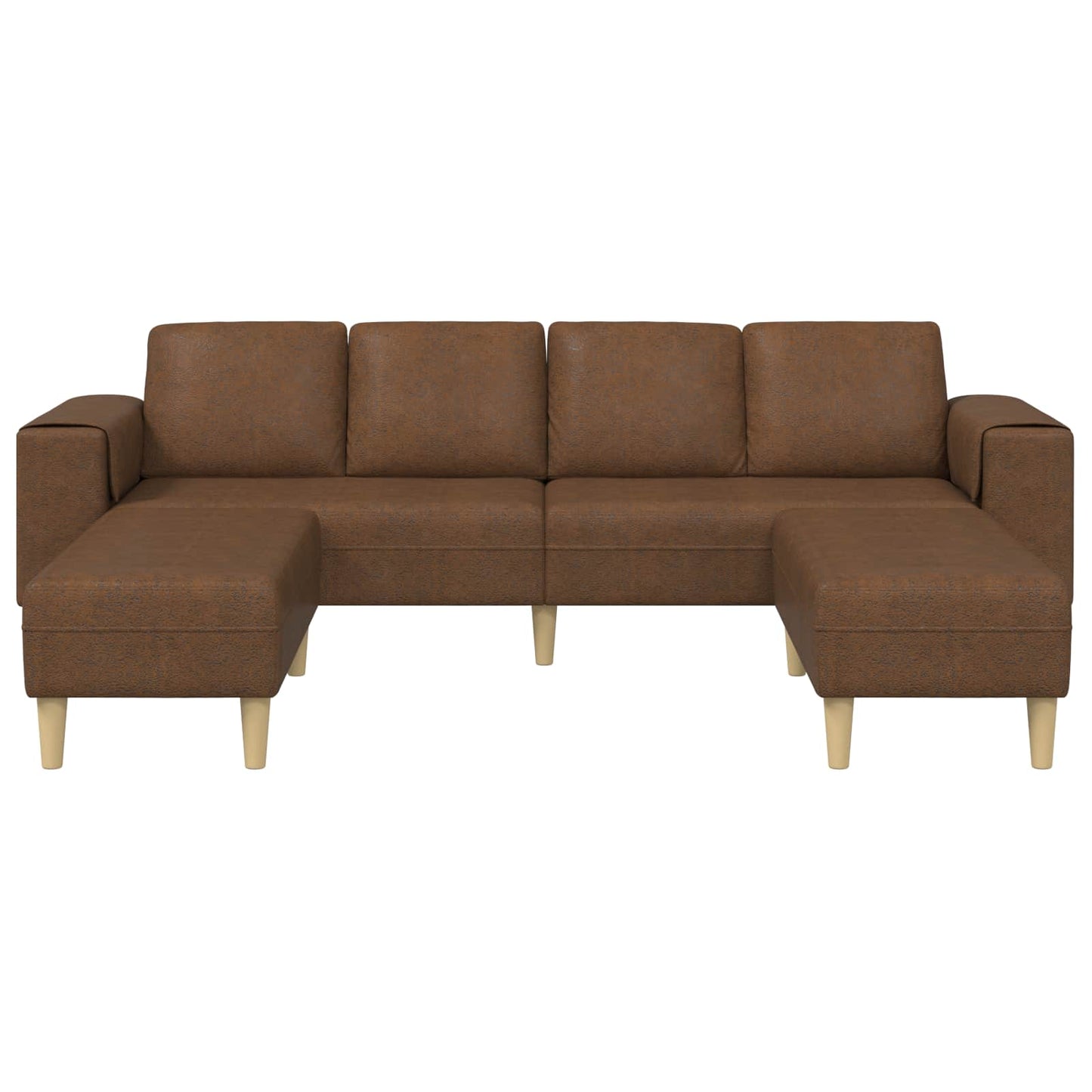Woonkamer Bank 3 Pcs Bruin