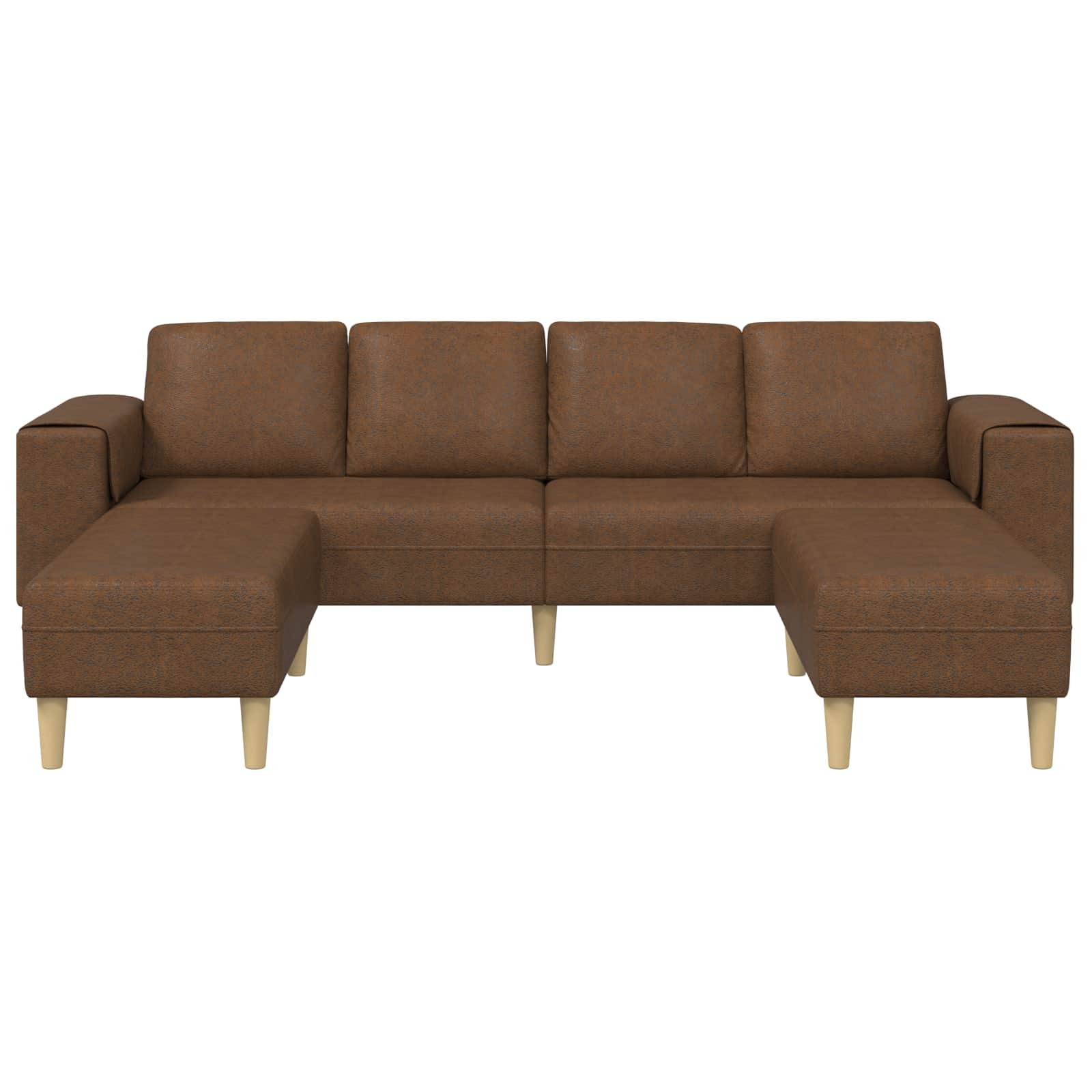 Woonkamer Bank 3 Pcs Bruin