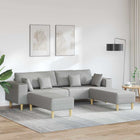 Bank 208 cm wolkengrijs