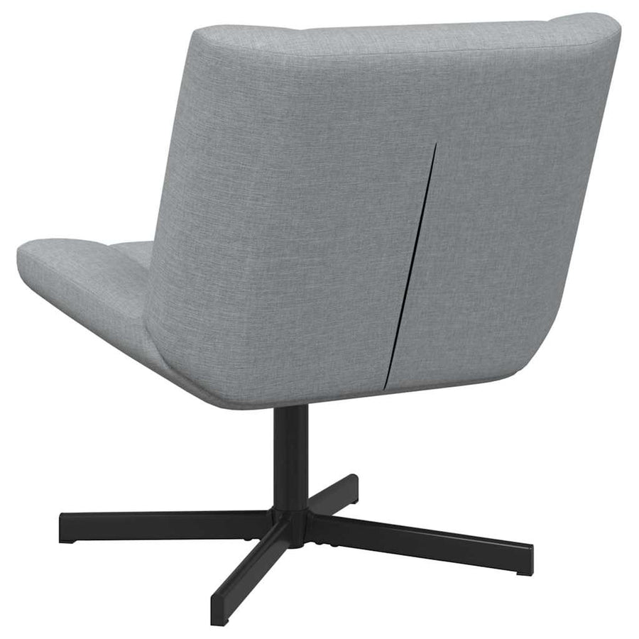 Draaistoel Lichtgrijs 63 x 75 x 76 cm Stof
