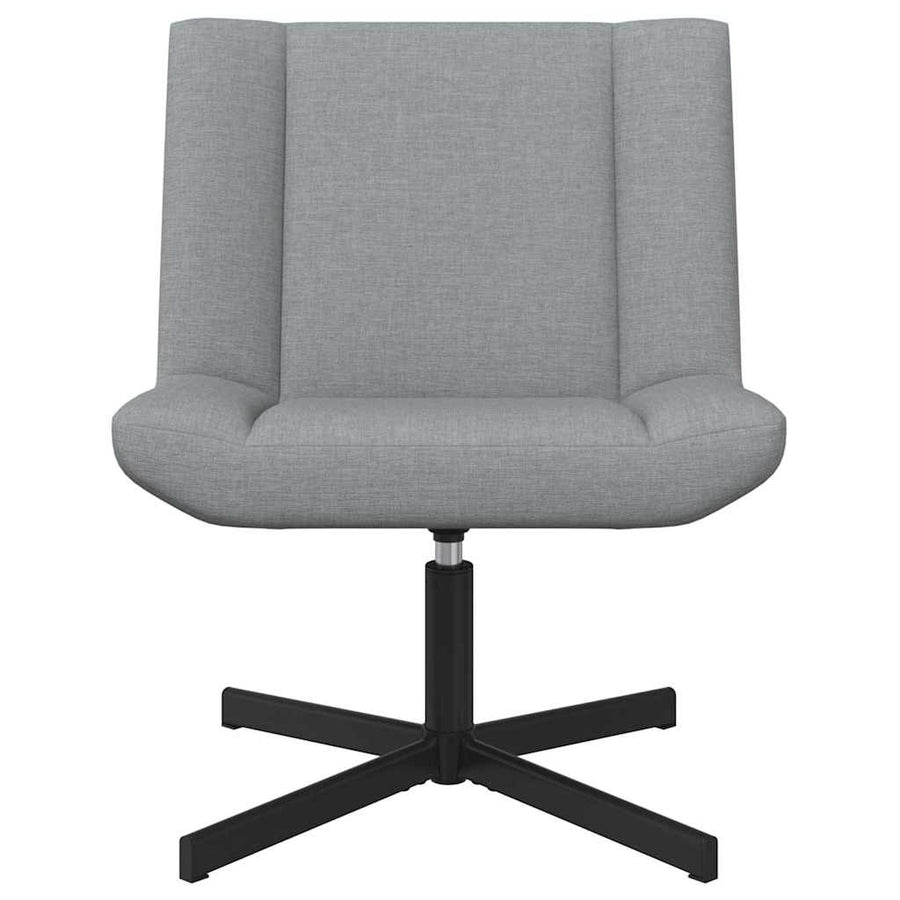 Draaistoel Lichtgrijs 63 x 75 x 76 cm Stof