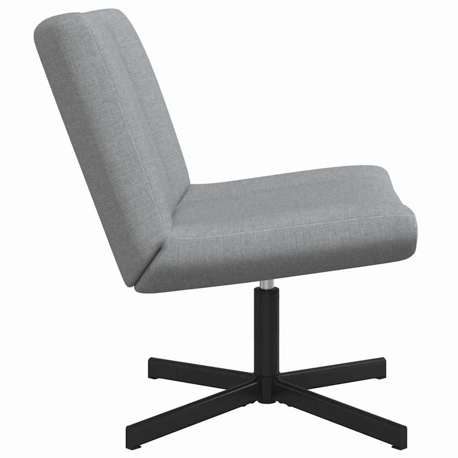 Draaistoel Lichtgrijs 63 x 75 x 76 cm Stof