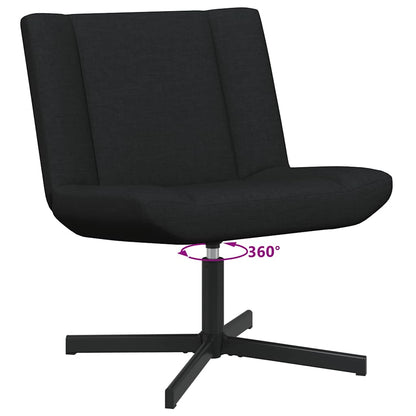Draaistoel Zwart 63 x 75 x 76 cm Stof