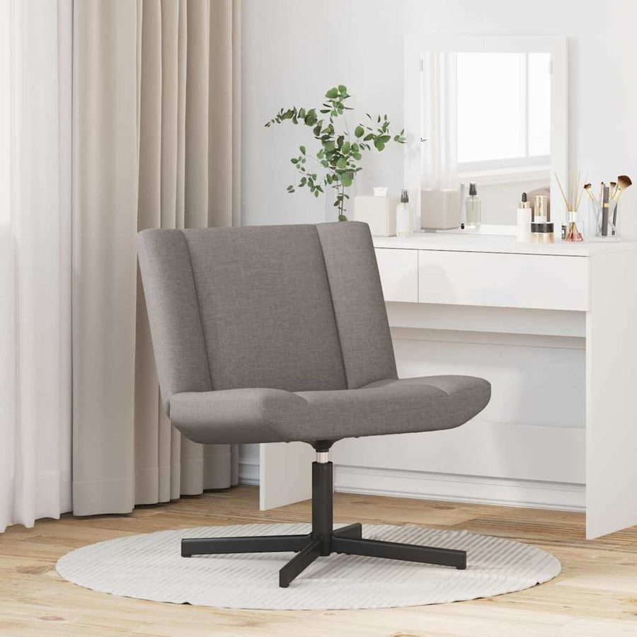 Draaistoel Taupe 63 x 75 x 76 cm Stof