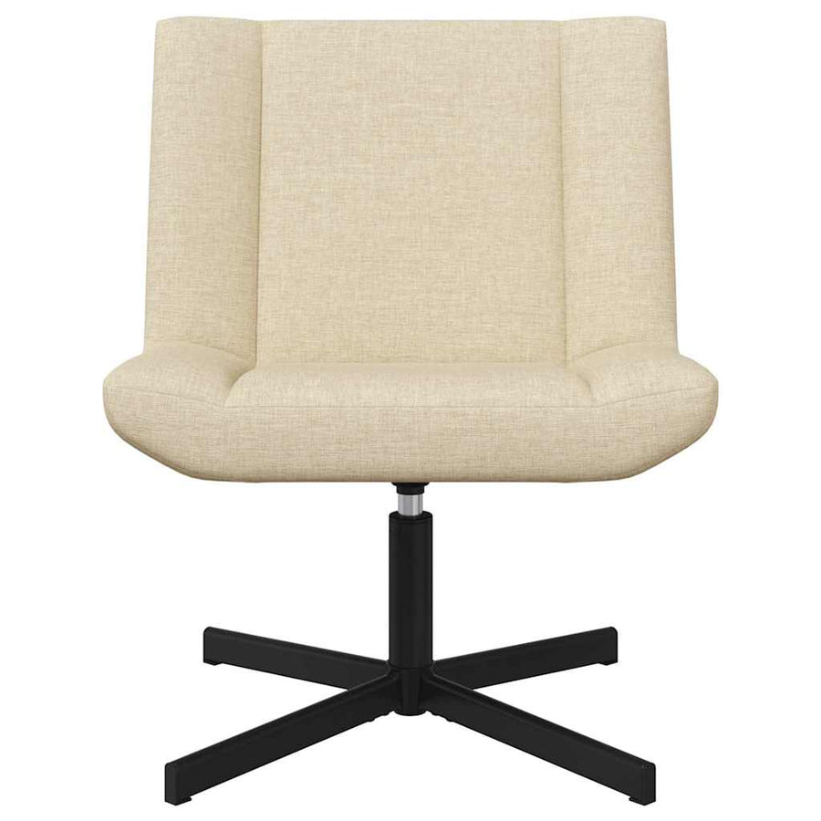 Draaistoel Crème 63 x 75 x 76 cm Stof