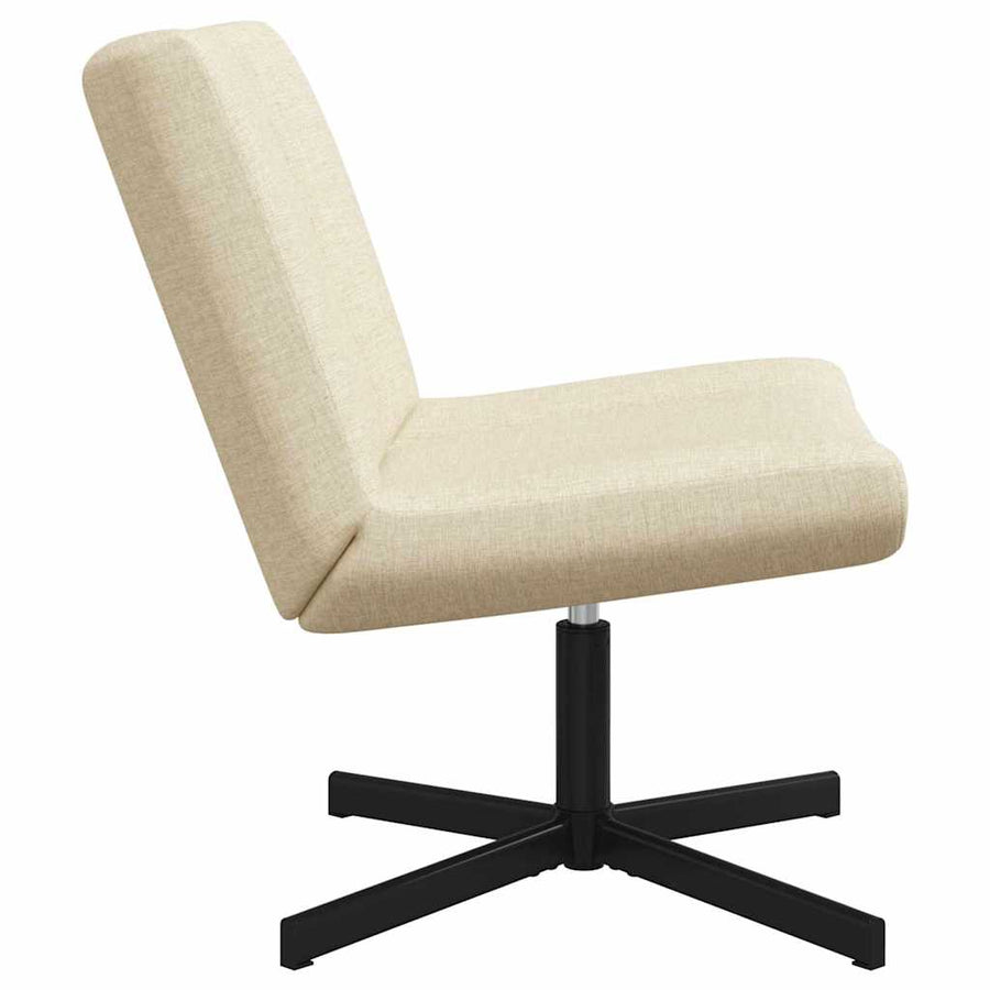 Draaistoel Crème 63 x 75 x 76 cm Stof