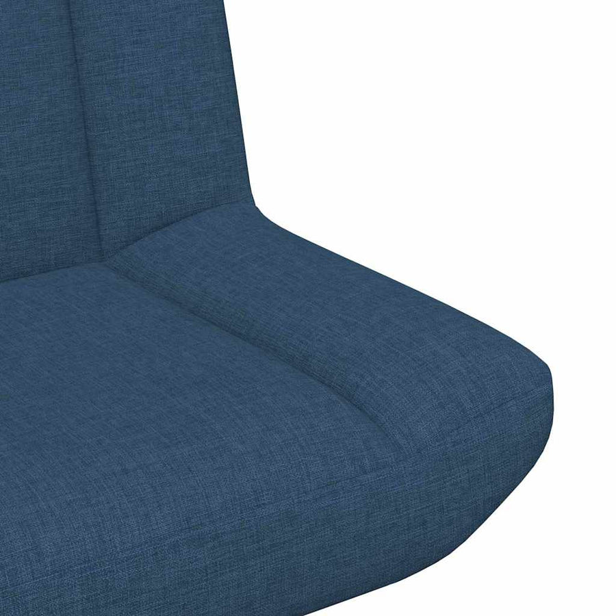 Draaistoel Blauw Stof