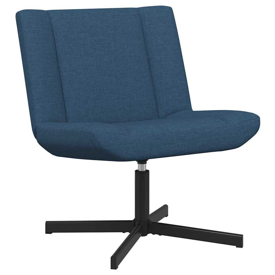 Draaistoel Blauw Stof