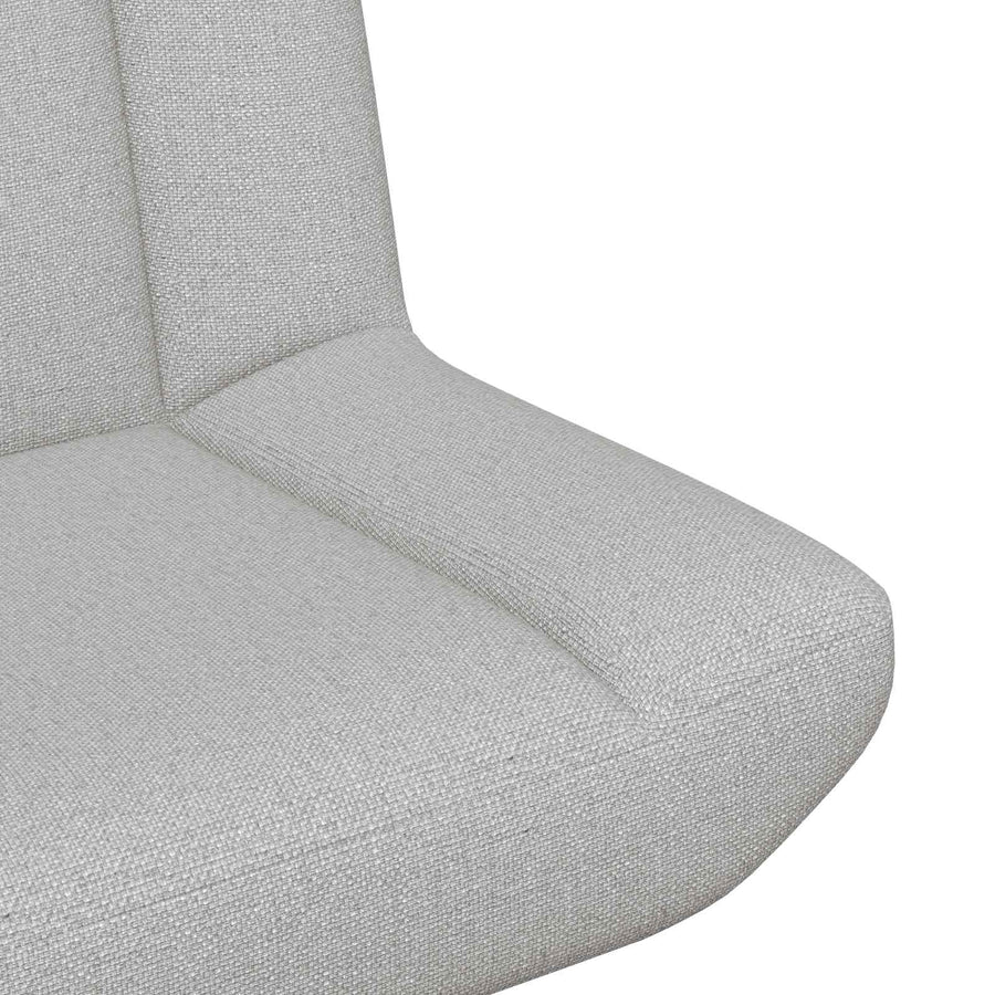 Draaistoel Wolkengrijs 63 x 75 x 76 cm Stof