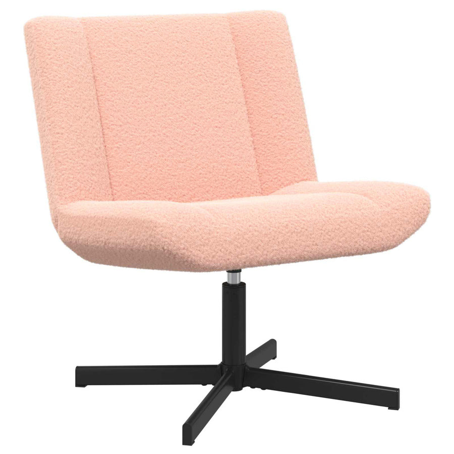 Draaistoel Roze 63 x 75 x 76 cm Schapenvacht