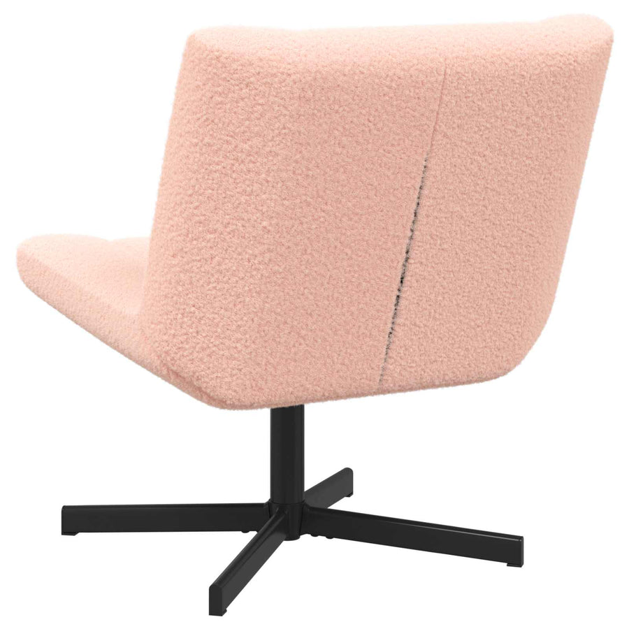 Draaistoel Roze 63 x 75 x 76 cm Schapenvacht