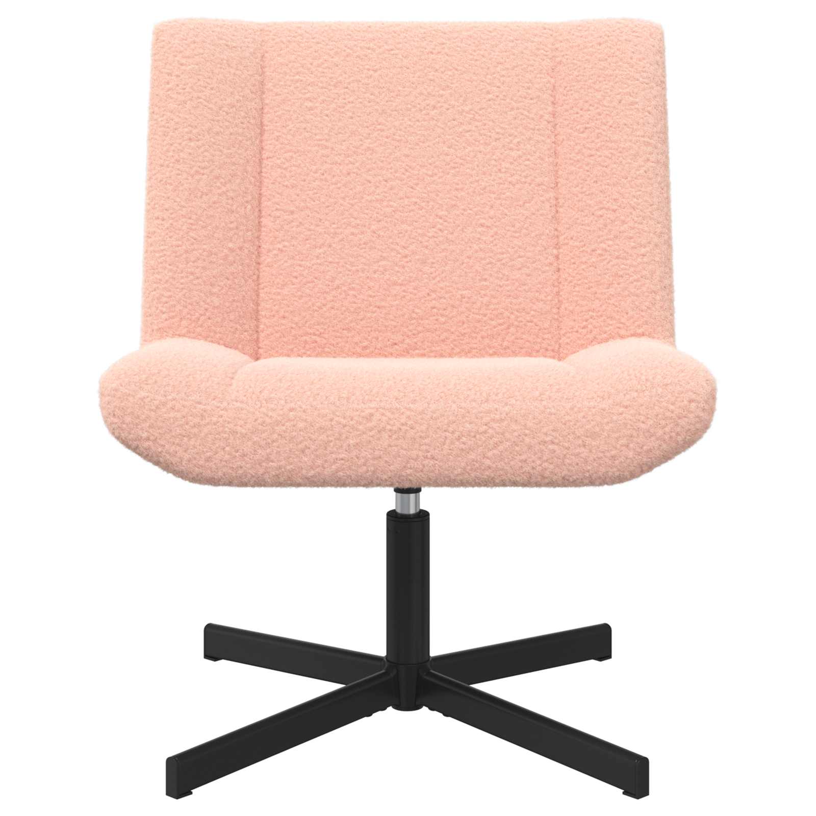 Draaistoel Roze 63 x 75 x 76 cm Schapenvacht