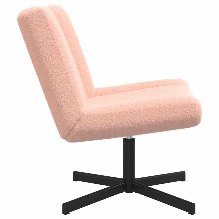 Draaistoel Roze 63 x 75 x 76 cm Schapenvacht