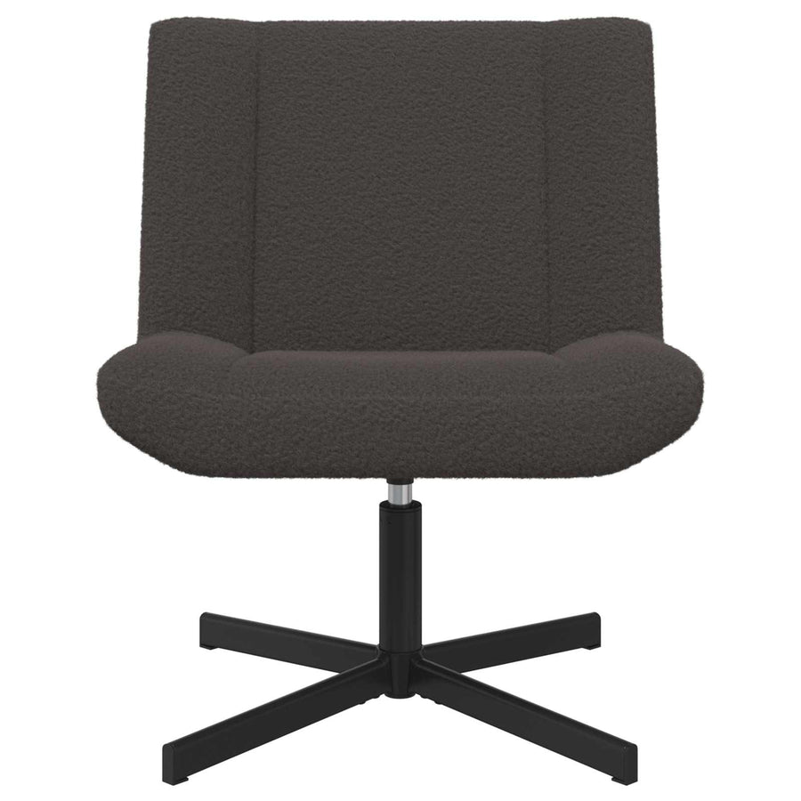 Draaistoel Donkergrijs 63 x 75 x 76 cm Schapenvacht