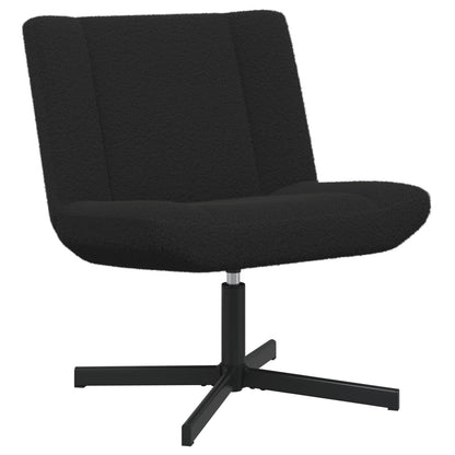 Draaistoel Zwart 63 x 75 x 76 cm Schapenvacht