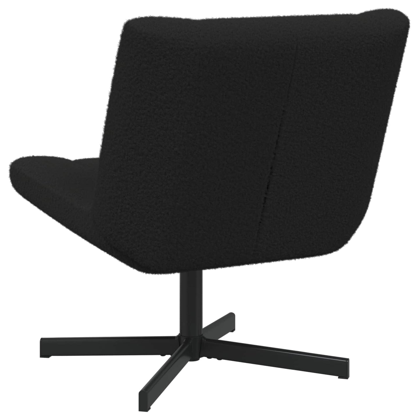 Draaistoel Zwart 63 x 75 x 76 cm Schapenvacht