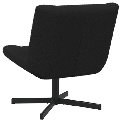 Draaistoel Zwart 63 x 75 x 76 cm Schapenvacht