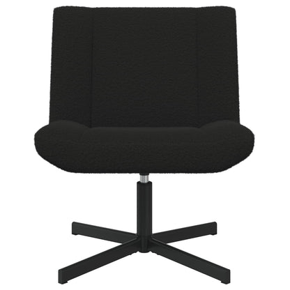Draaistoel Zwart 63 x 75 x 76 cm Schapenvacht
