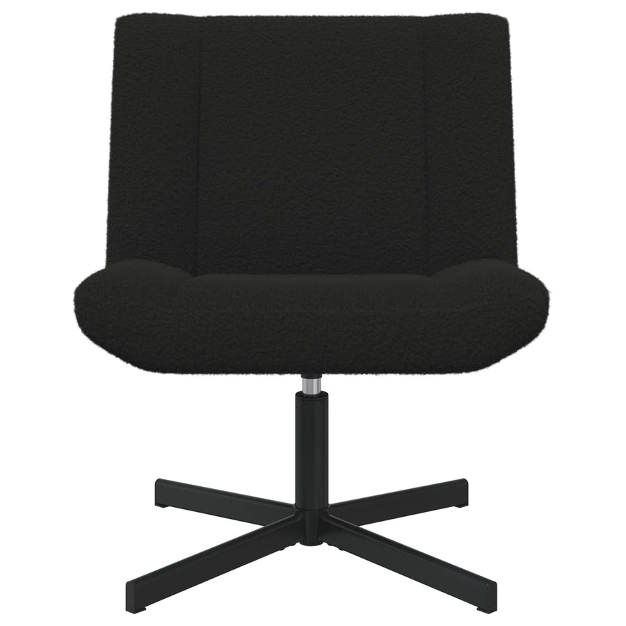 Draaistoel Zwart 63 x 75 x 76 cm Schapenvacht