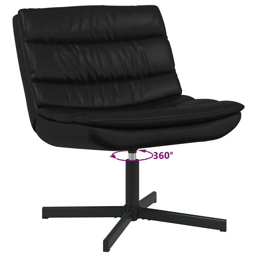 Draaistoel Zwart 63 x 75 x 76 cm PU