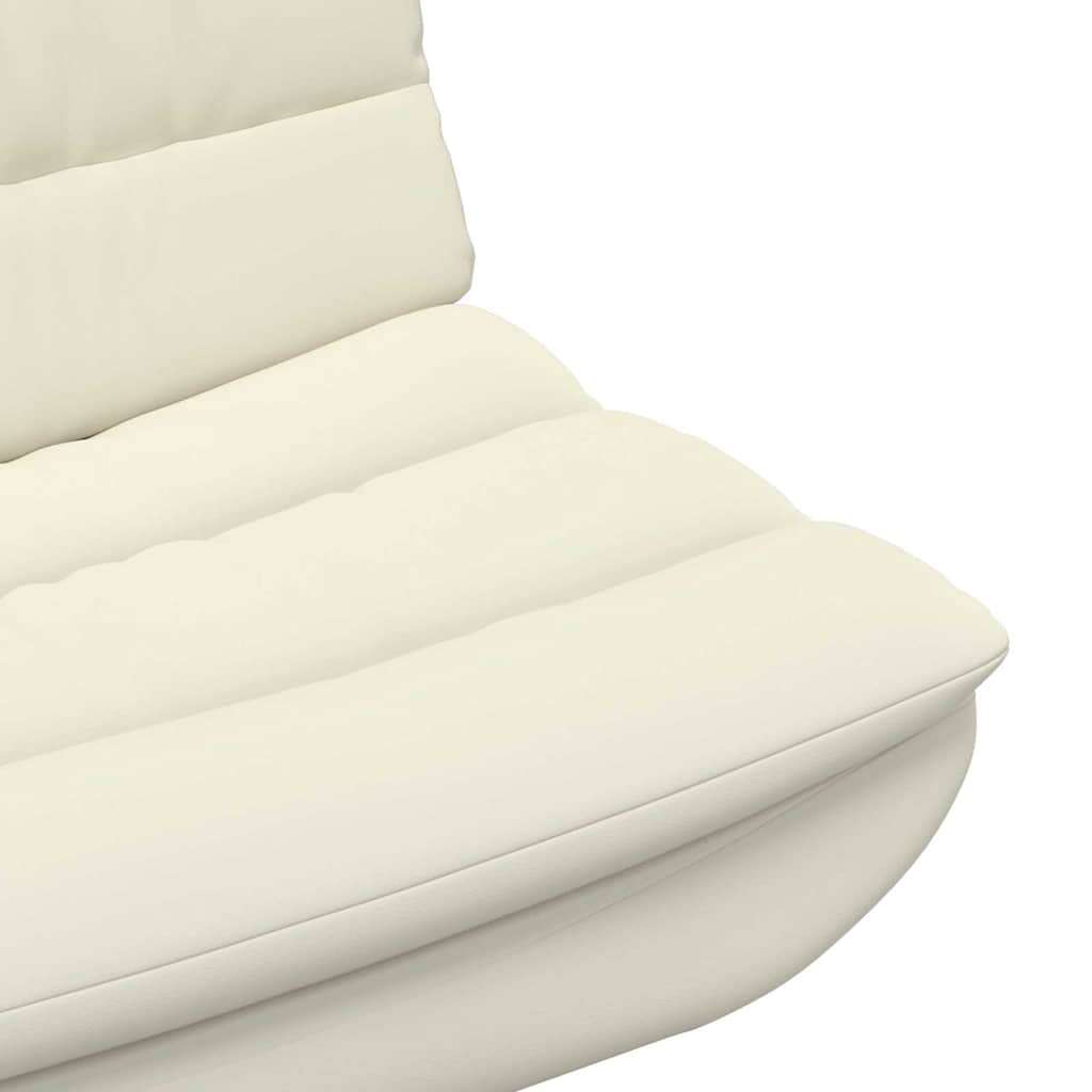 Draaistoel Crème 63 x 75 x 76 cm PU