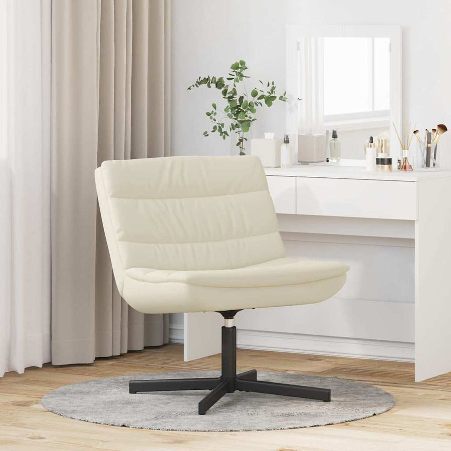 Draaistoel Crème 63 x 75 x 76 cm PU