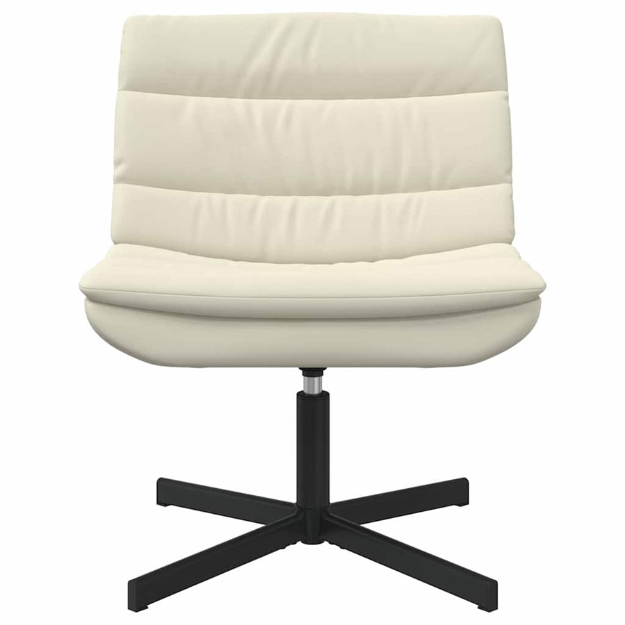 Draaistoel Crème 63 x 75 x 76 cm PU
