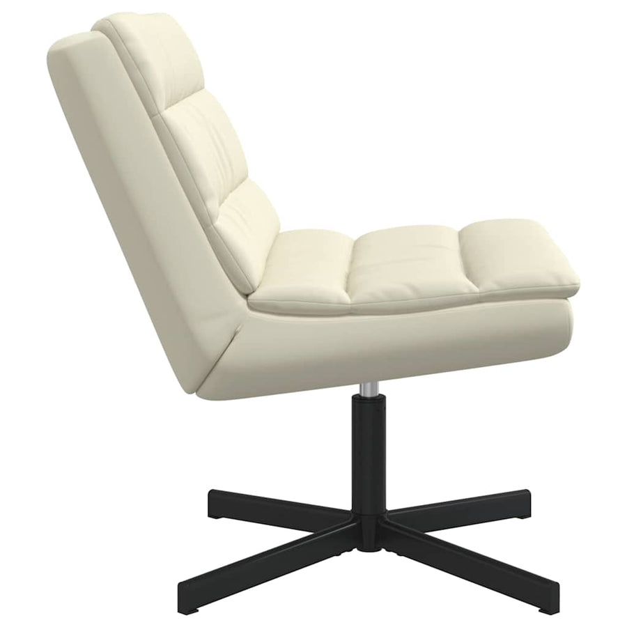 Draaistoel Crème 63 x 75 x 76 cm PU