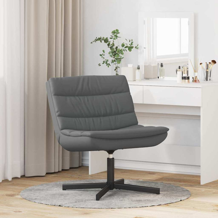 Draaistoel Grijs 63 x 75 x 76 cm PU