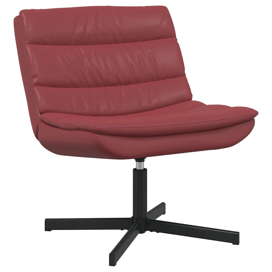 Draaistoel Wijnrood 63 x 75 x 76 cm PU