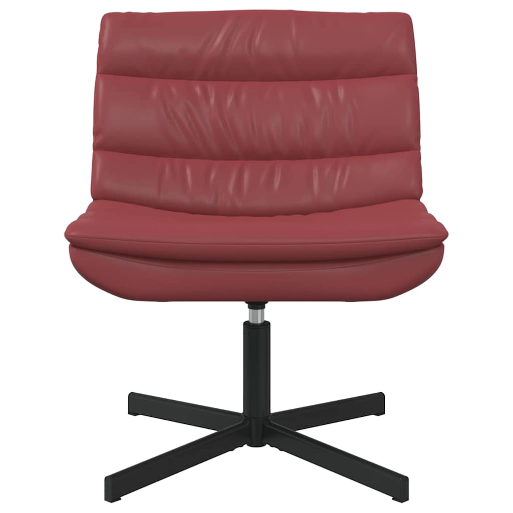 Draaistoel Wijnrood 63 x 75 x 76 cm PU