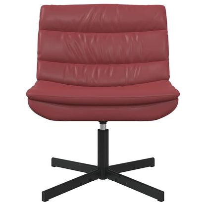 Draaistoel Wijnrood 63 x 75 x 76 cm PU
