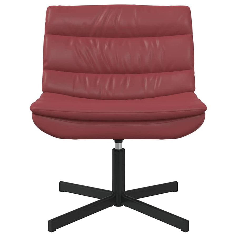 Draaistoel Wijnrood 63 x 75 x 76 cm PU